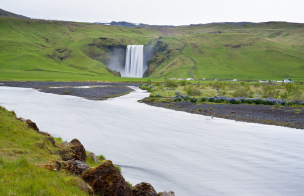 Водопад Skogafoss, Исландия