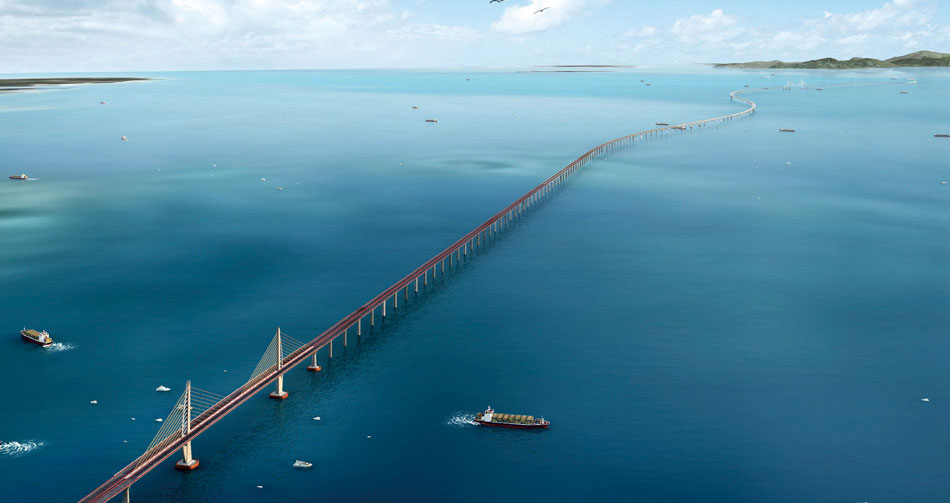 В Китае завершили строительство самого длинного морского моста.Вокруг Света. Украина