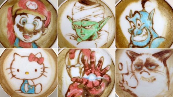  Кофе-арт: восемь потрясающих шедевров (ВИДЕО)