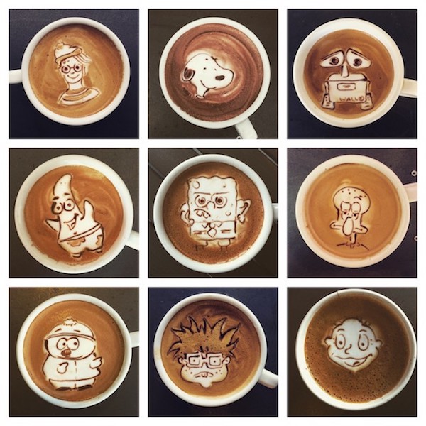  Кофе-арт: восемь потрясающих шедевров (ВИДЕО)