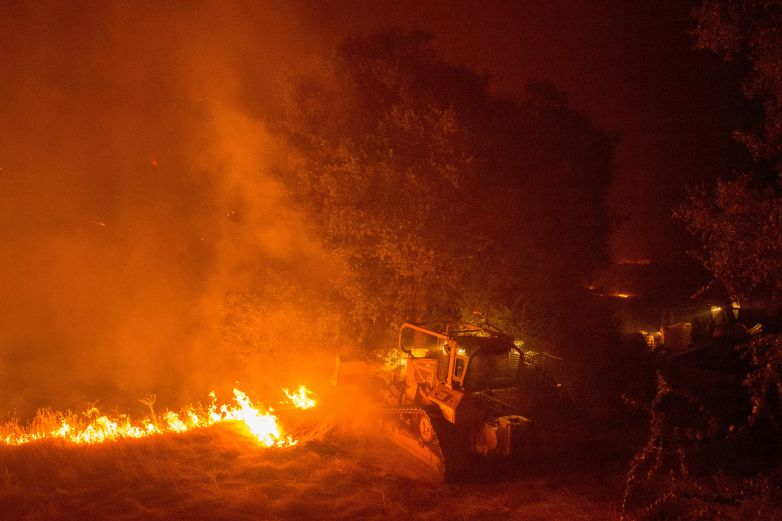 Пожар в Сьерра-Неваде вышел из-под контроля.Вокруг Света. Украина