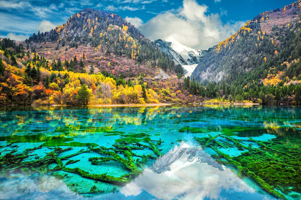 Озеро Пяти Цветков – невероятный водоем, меняющий цвет