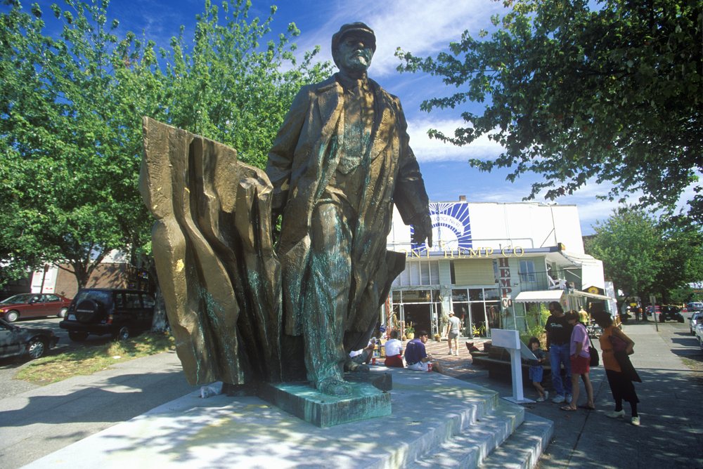 Памятник Ленину в Сиэтле 