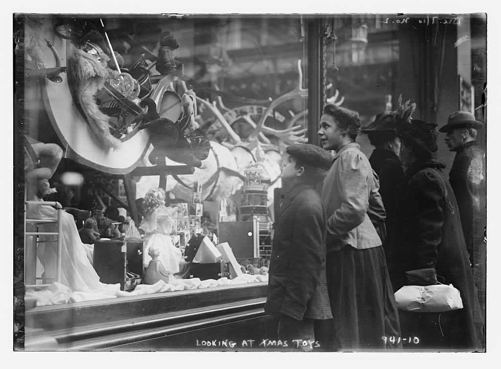 Новогодний шопинг в Нью-Йорке 100 лет назад (фото).Вокруг Света. Украина