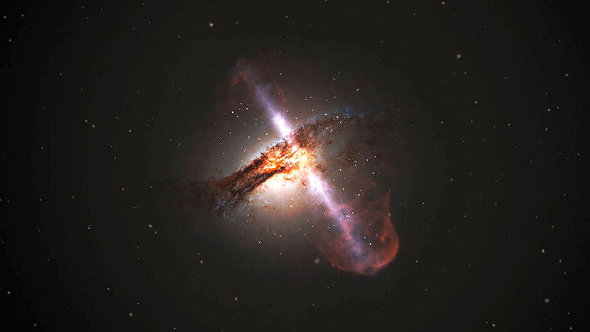 Астрономы впервые обнаружили «объевшуюся» черную дыру.Вокруг Света. Украина