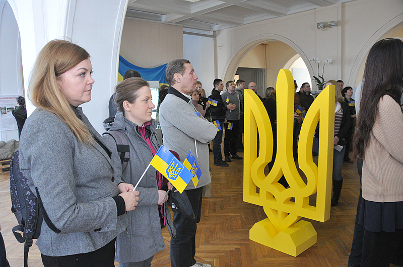 В Киеве открылась выставка к 100-летию герба Украины.Вокруг Света. Украина