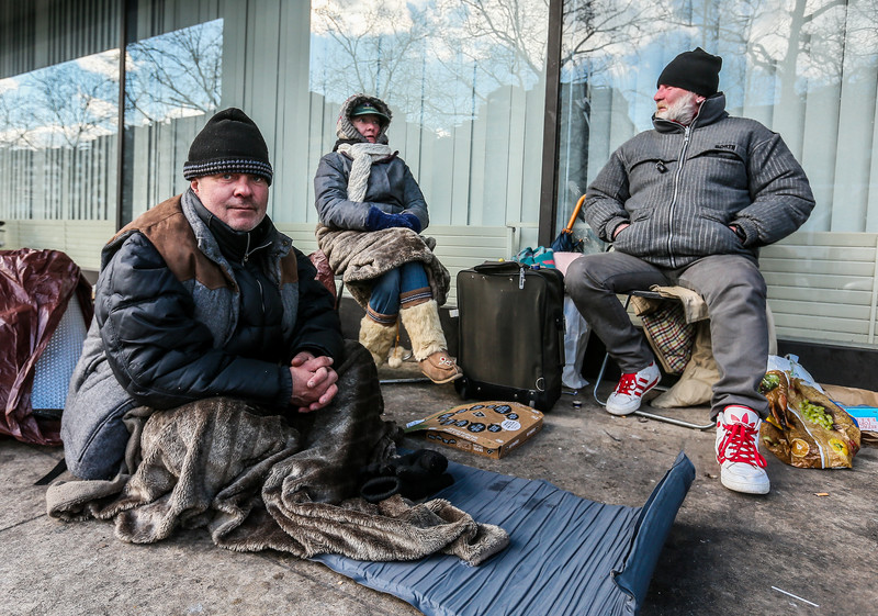 В Брюсселе из-за морозов будут задерживать бездомных