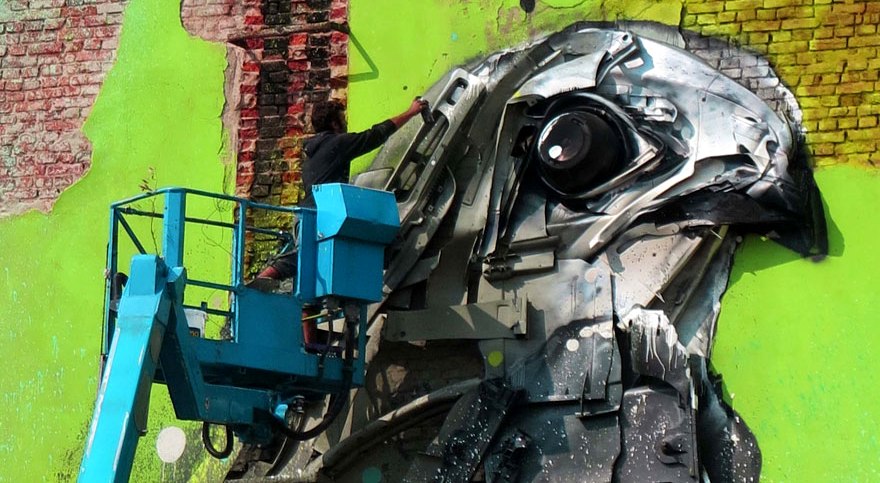 Искусство секонд-хенд: португальский художник создает скульптуры из мусора.Вокруг Света. Украина