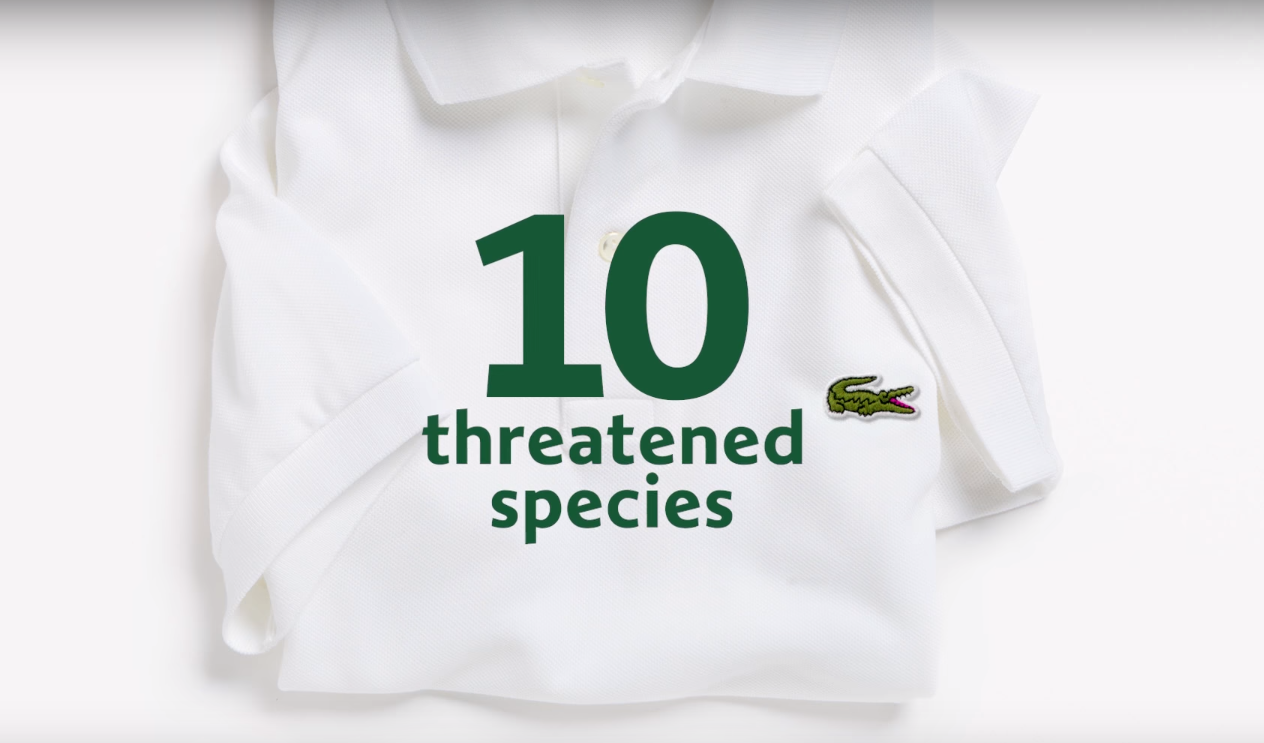 Бренд Lacoste сменил логотип ради помощи исчезающим животным