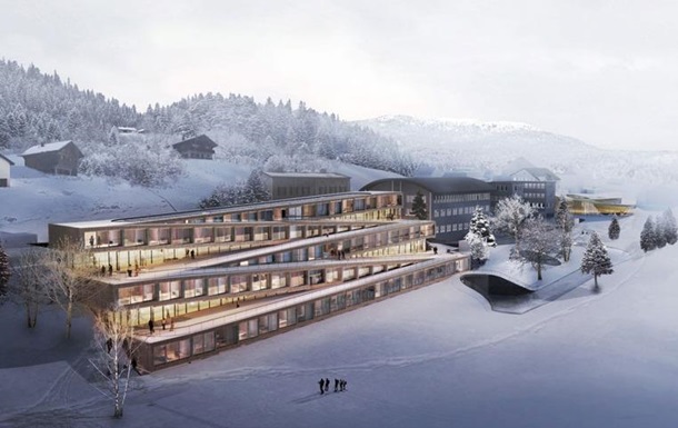 В Швеции построят отель с лыжным спуском на крыше.Вокруг Света. Украина