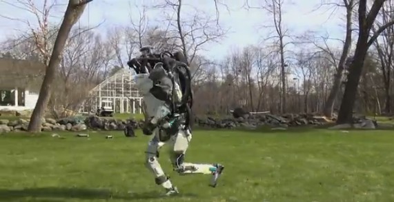 Робот Boston Dynamics на пробежке.Вокруг Света. Украина