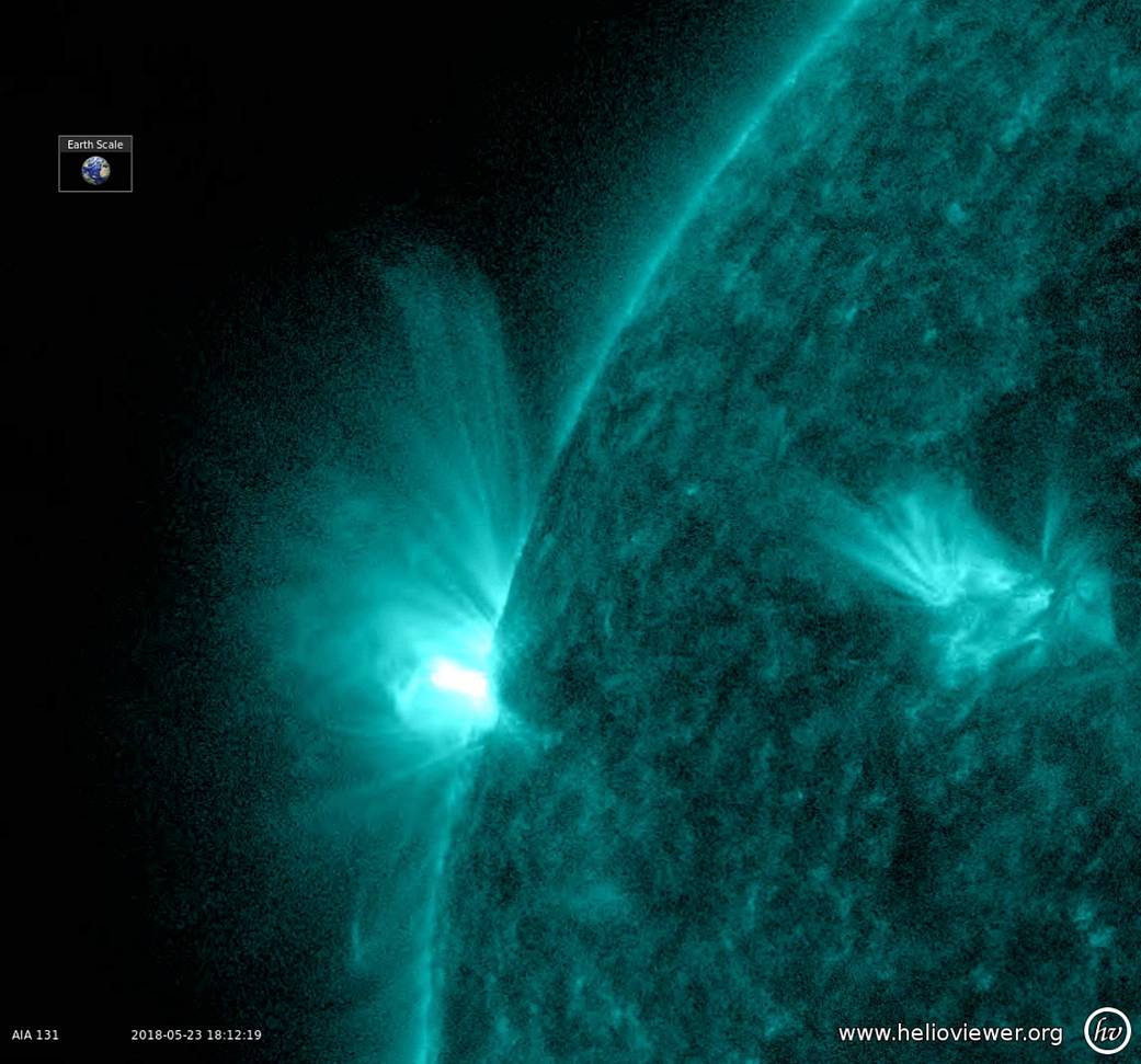 NASA зафиксировало вспышку на Солнце, по размеру превосходящую Землю.Вокруг Света. Украина