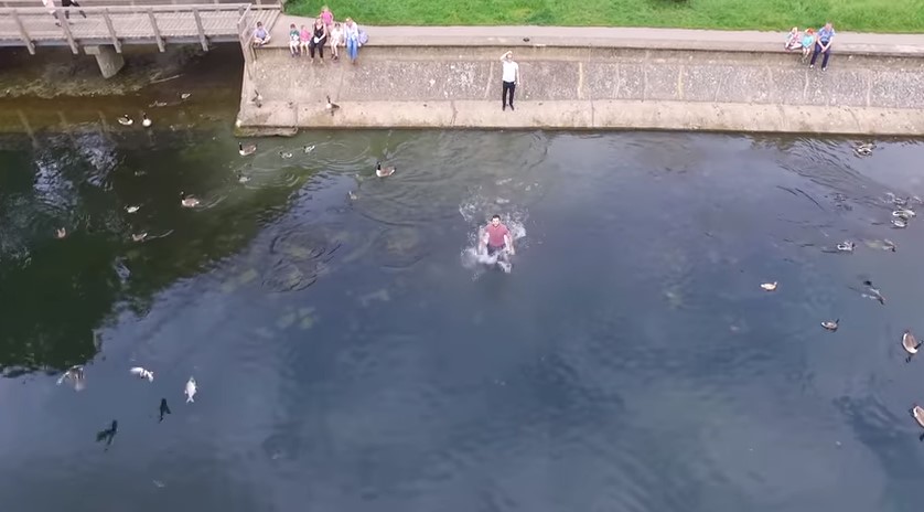 Эпичное спасение дрона от падения в воду.Вокруг Света. Украина