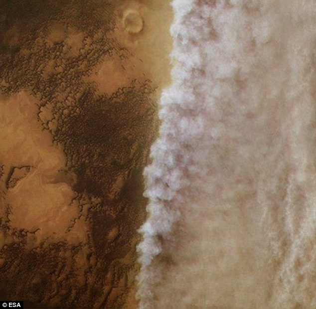 ESA и NASA показали, как пыльная буря разрушает Марс.Вокруг Света. Украина