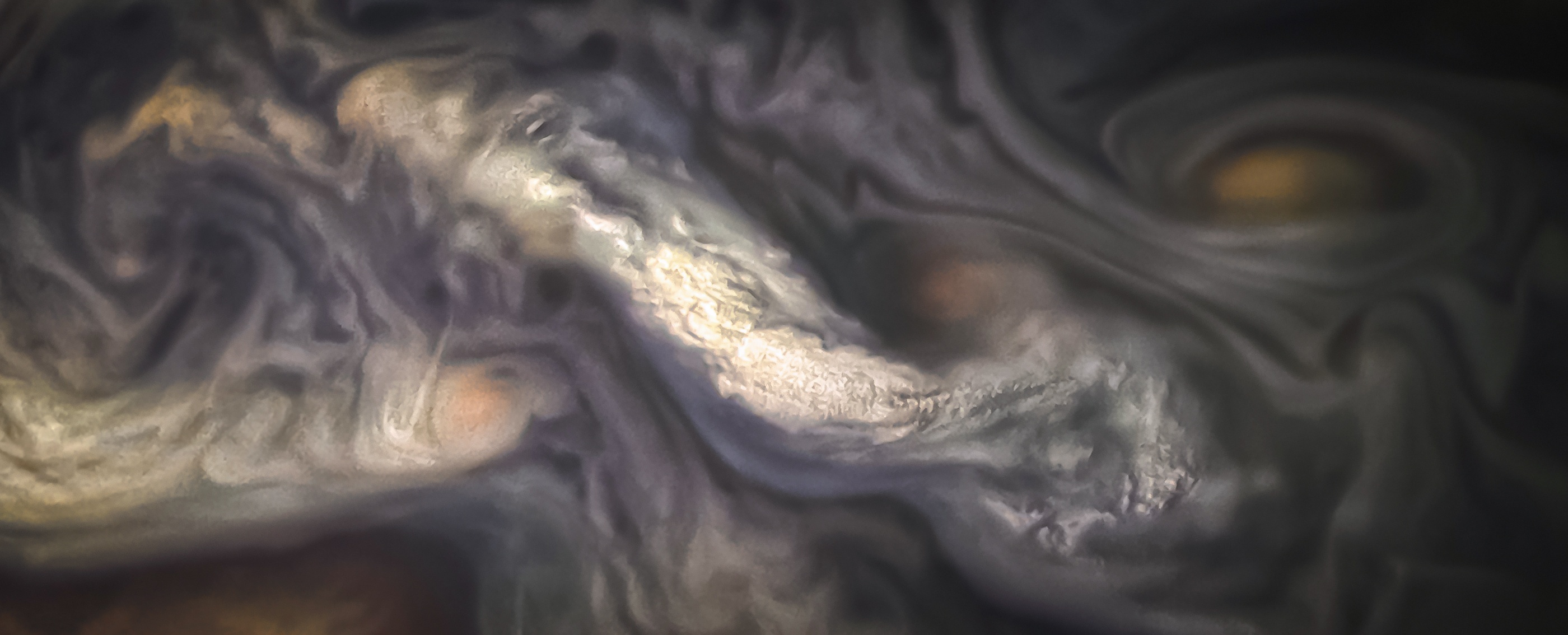 Межпланетная станция  сфотографировала атмосферу Юпитера