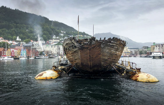 В Норвегию вернулся корабль Амундсена.Вокруг Света. Украина