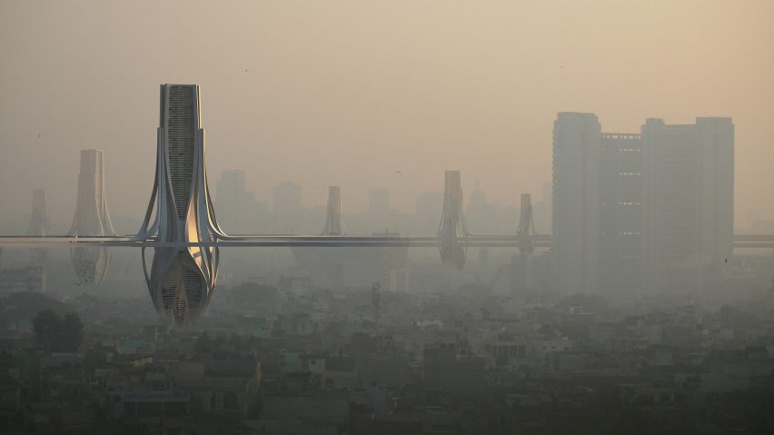 В Дели собираются построить 100-метровые башни для очистки воздуха.Вокруг Света. Украина