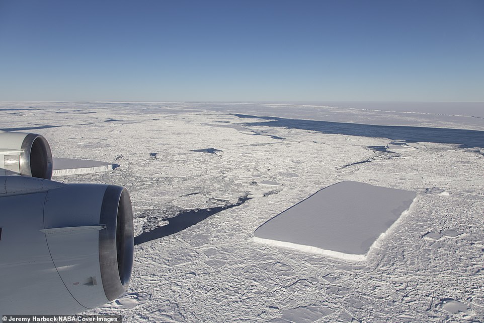 NASA обнаружило второй прямоугольный айсберг в Антарктике.Вокруг Света. Украина