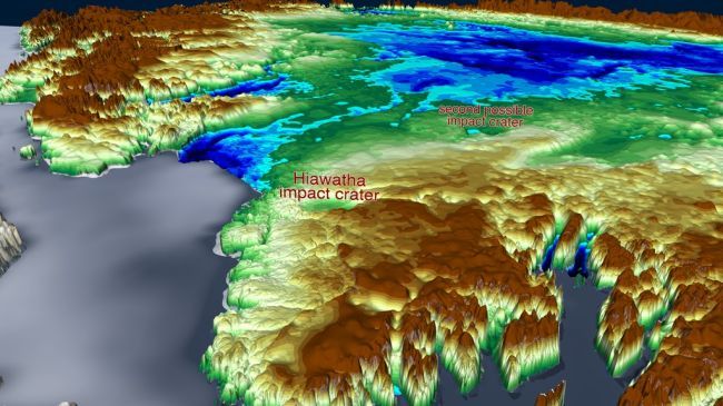 NASA обнаружило второй ударный кратер подо льдом Гренландии.Вокруг Света. Украина