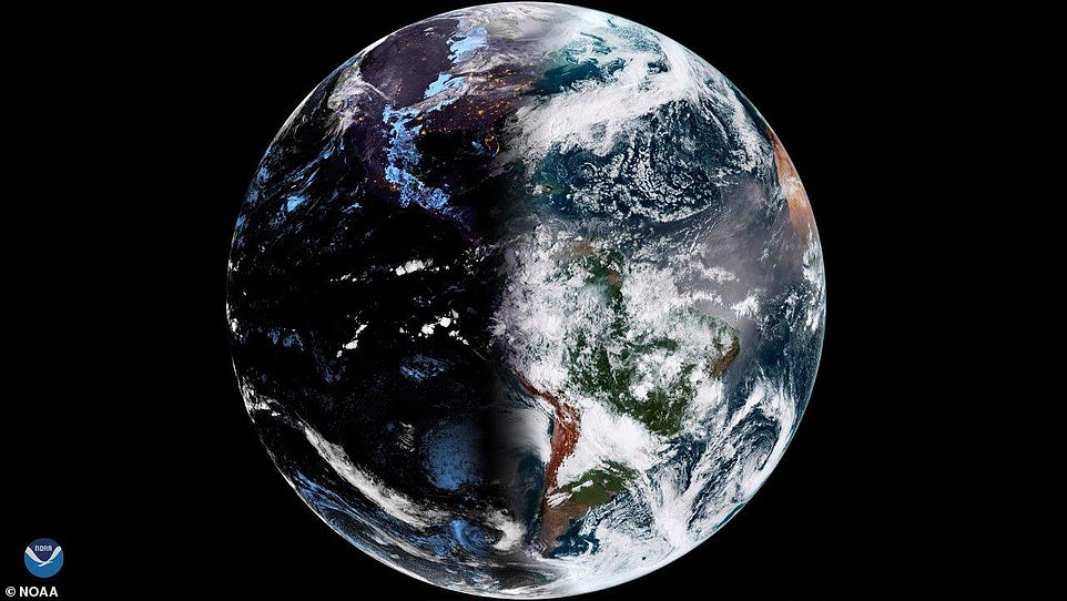 NOAA показала, как выглядит весеннее равноденствие со спутника.Вокруг Света. Украина