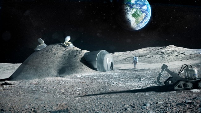 NASA построит базу на Луне для 