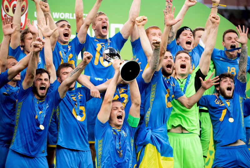 Молодежная сборная Украины по футболу стала чемпионом мира