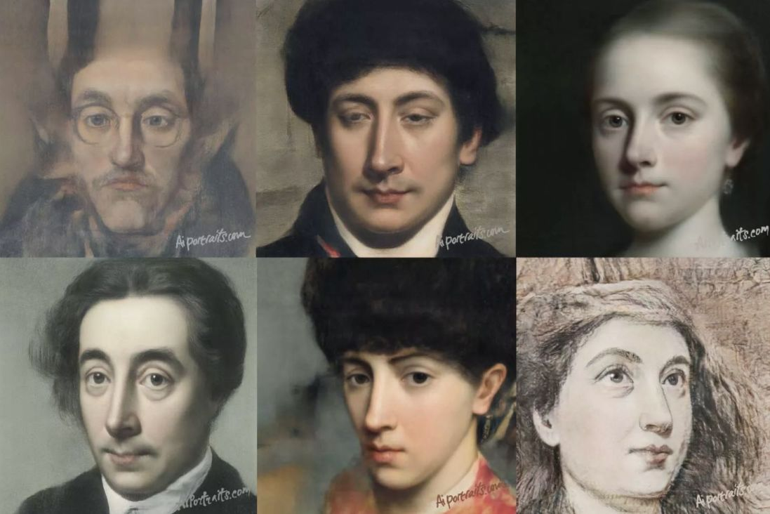 Появился сайт, который превращает селфи в классические портреты