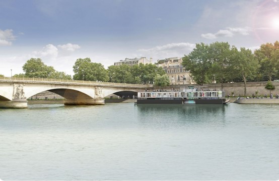 В Париже открылся первый в мире плавучий центр уличного искусства.Вокруг Света. Украина