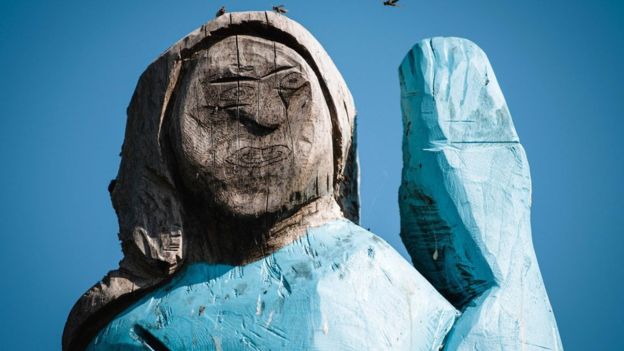 В Словении установили шаловливую статую Мелании Трамп.Вокруг Света. Украина