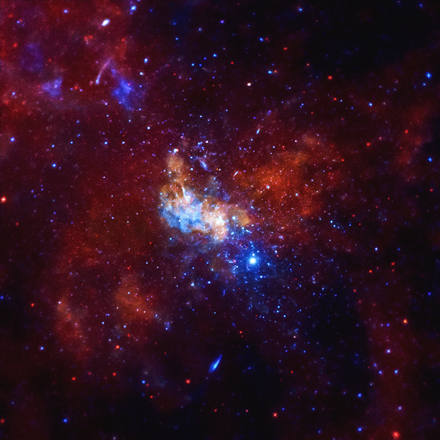Черная дыра в центре Галактики произвела беспрецедентно яркую вспышку