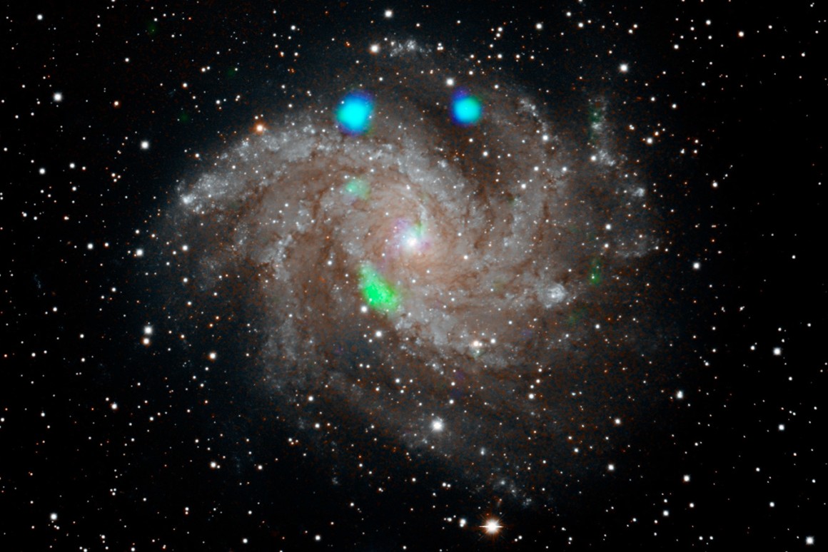 Галактика Фейерверк произвела необычную рентгеновскую вспышку.Вокруг Света. Украина