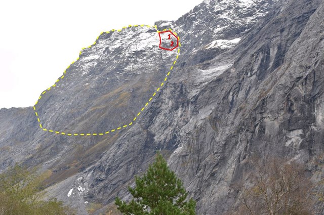 В Норвегии произошел обвал горы, которого ждали 5 лет