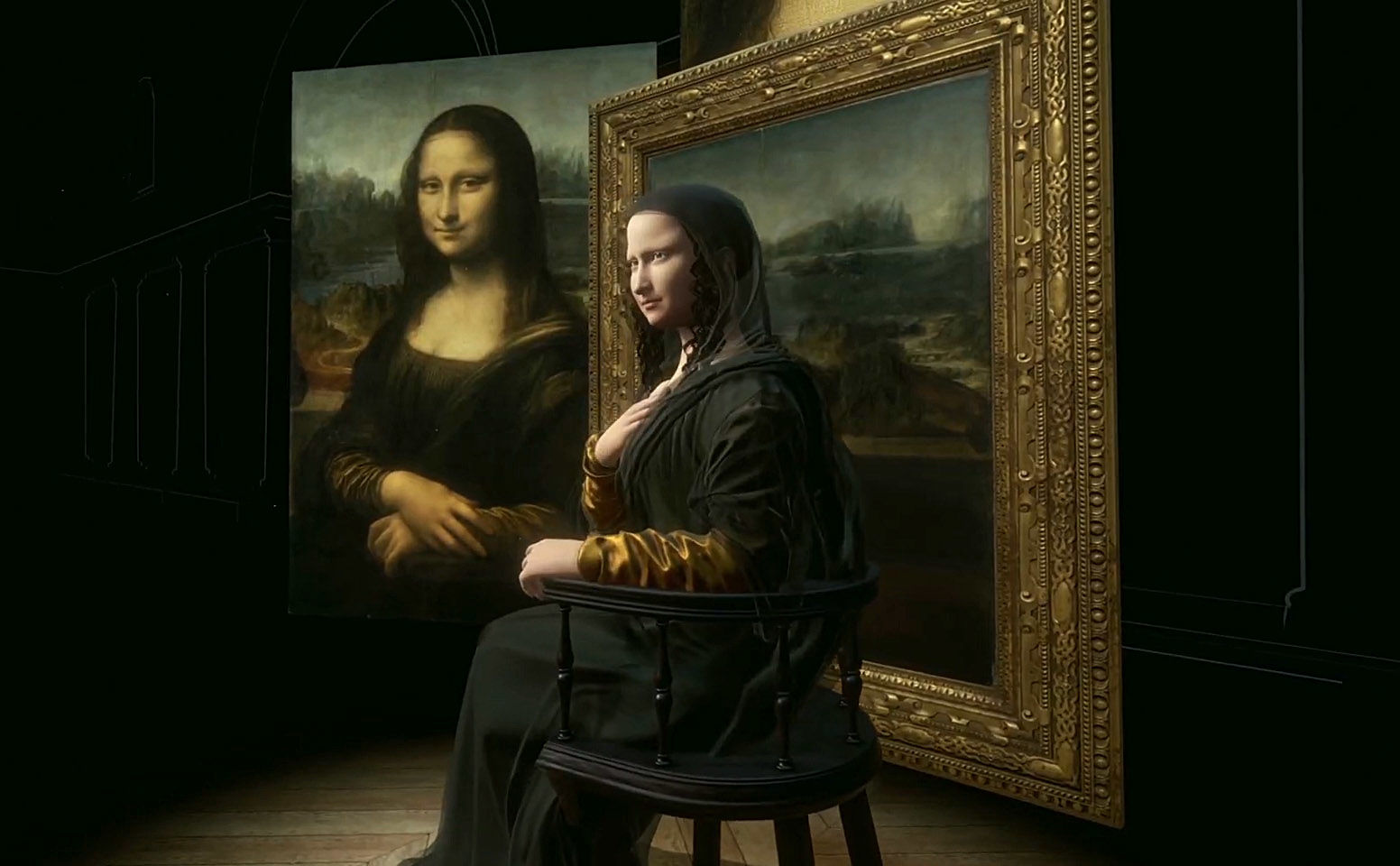В Лувре оживили Джоконду в виртуальной реальности.Вокруг Света. Украина