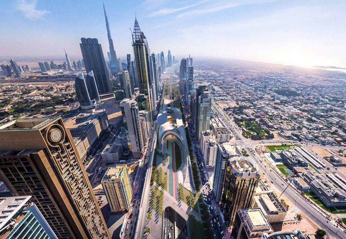 Отрезок супермагистрали Дубая станет пешеходным оазисом.Вокруг Света. Украина