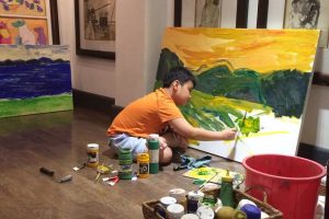На Манхэттене открылась выставка 12-летнего абстракциониста из Вьетнама