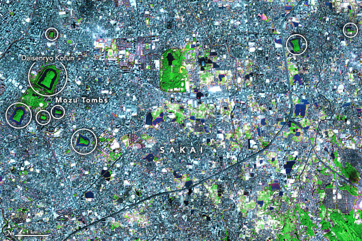 НАСА показало спутниковый снимок загадочного японского кургана.Вокруг Света. Украина