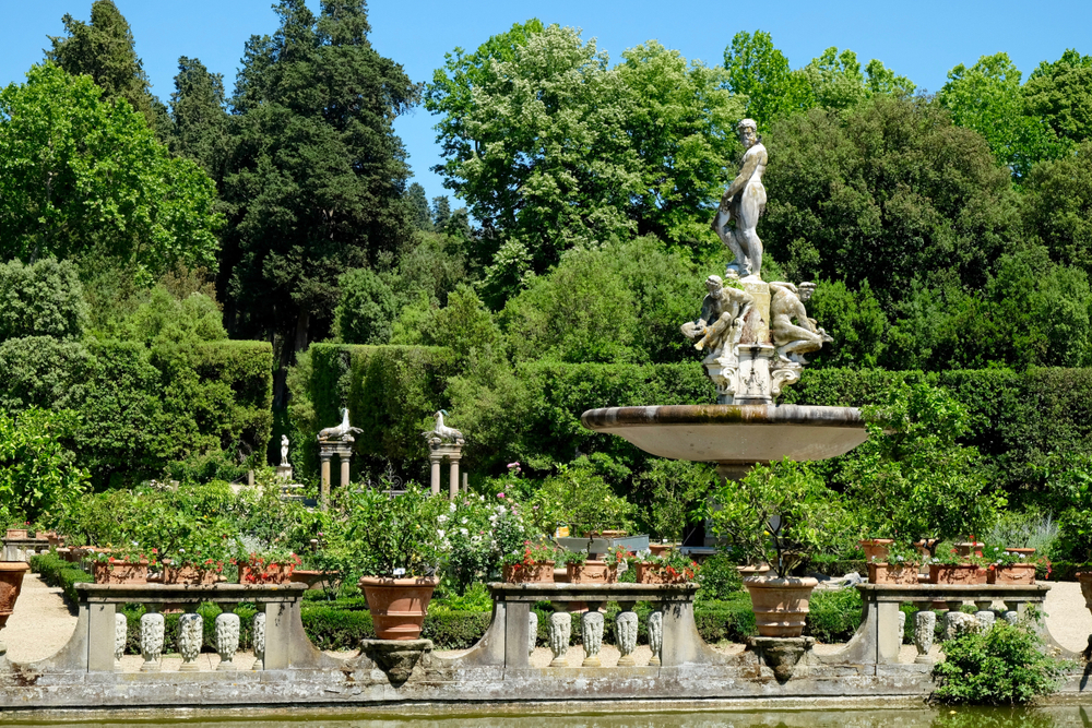 Флоренция сады Боболи