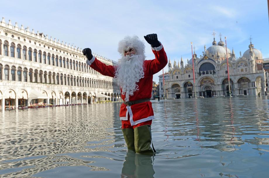 Венецию опять затопило.Вокруг Света. Украина