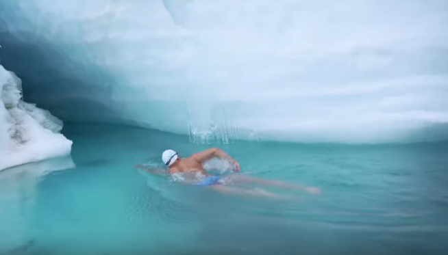 50-летний британец проплыл под ледником Антарктики.Вокруг Света. Украина