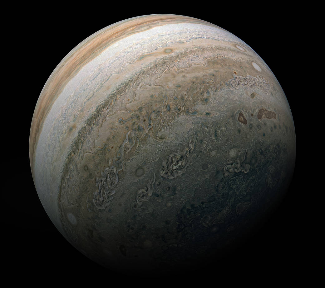 NASA опубликовали новое фото южного полушария Юпитера.Вокруг Света. Украина