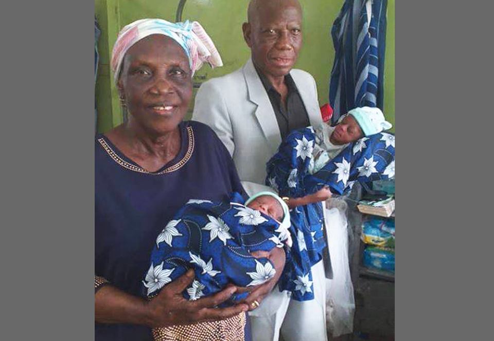 68-летняя жительница Нигерии родила двойню