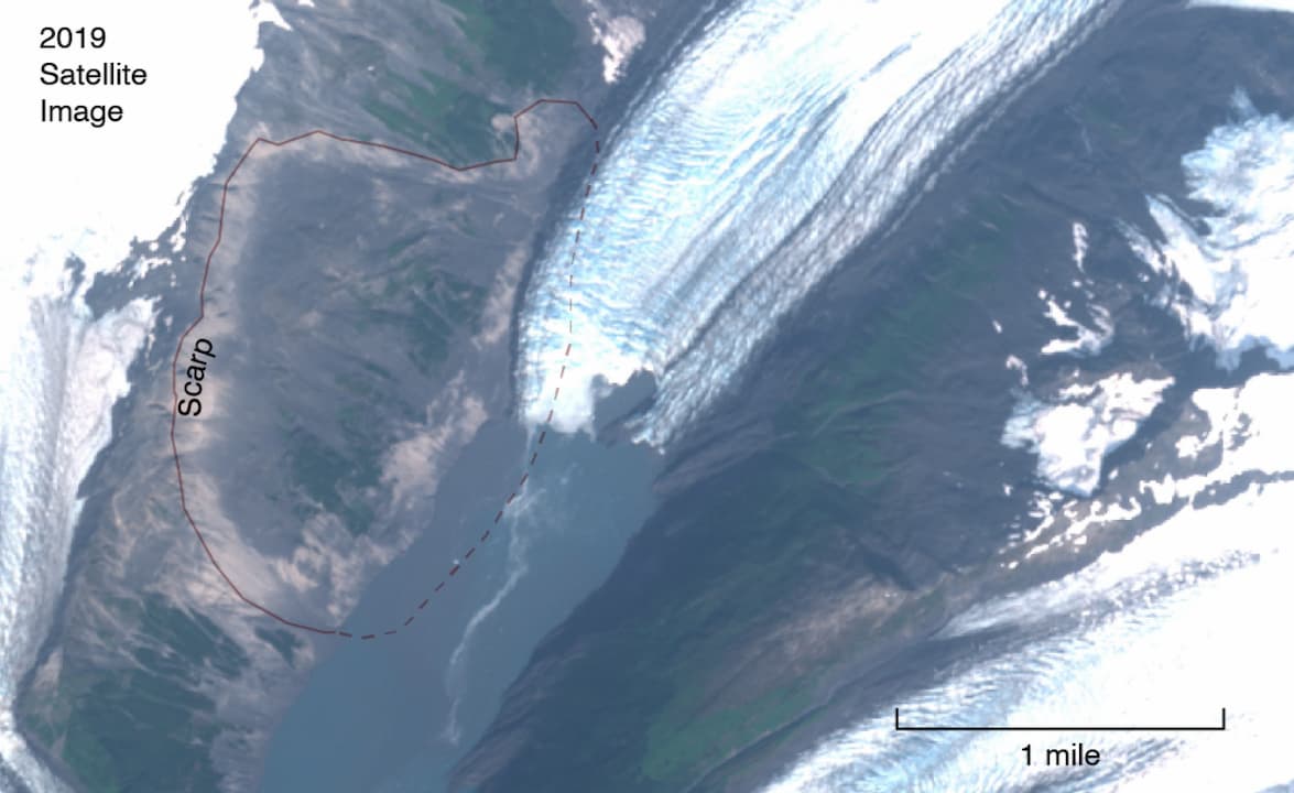 Таяние ледника на Аляске может спровоцировать катастрофическое цунами