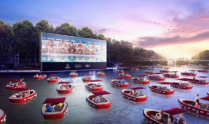 В Париже открывают кинотеатр на воде.Вокруг Света. Украина