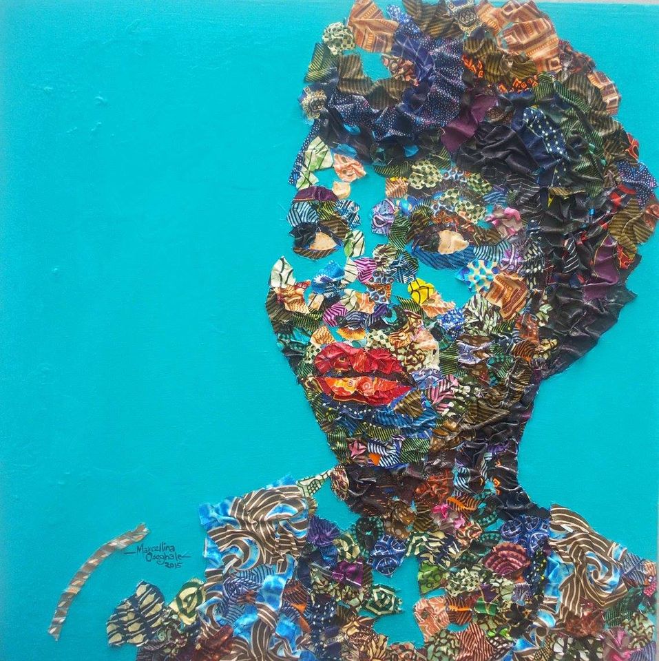 Нигерийка превращает отходы тканей в произведения искусства