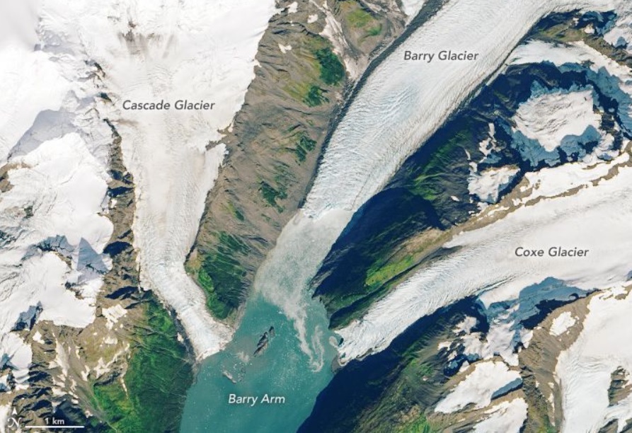 Тающий ледник на Аляске вызовет гигантское цунами.Вокруг Света. Украина