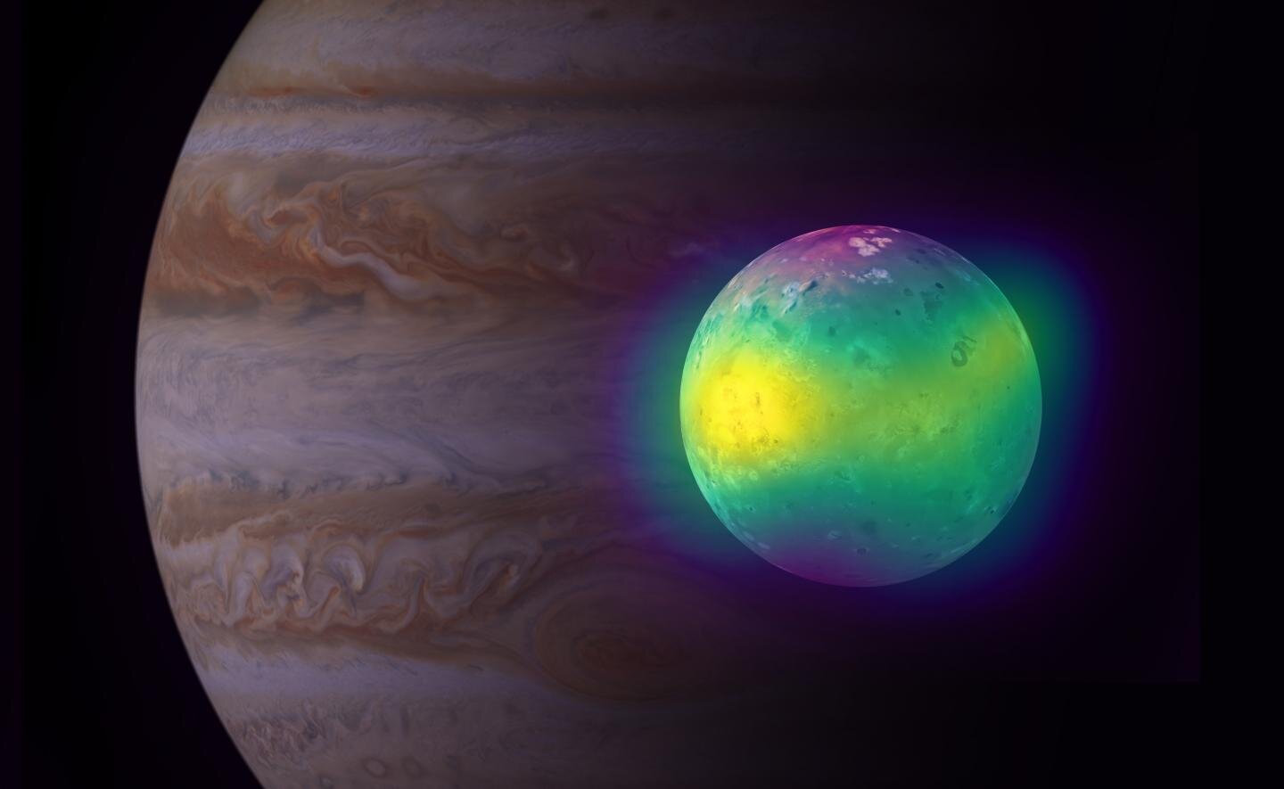 Астрономы выяснили происхождение атмосферы спутника Юпитера
