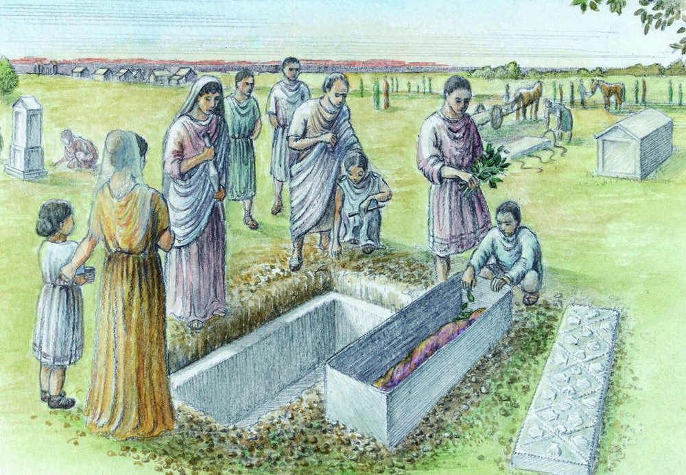 Раскрыта тайна могилы римлянки, погребенной в золотом платье 1600 лет назад