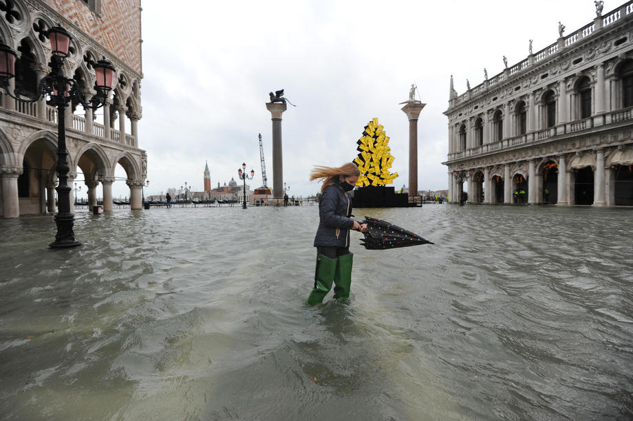 Венецию затопило, несмотря на шлюзы.Вокруг Света. Украина