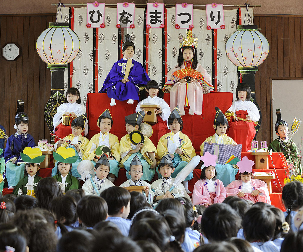 Хинамацури день кукол Япония