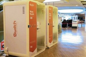 В Сингапуре устанавливают кабинки для удаленной работы